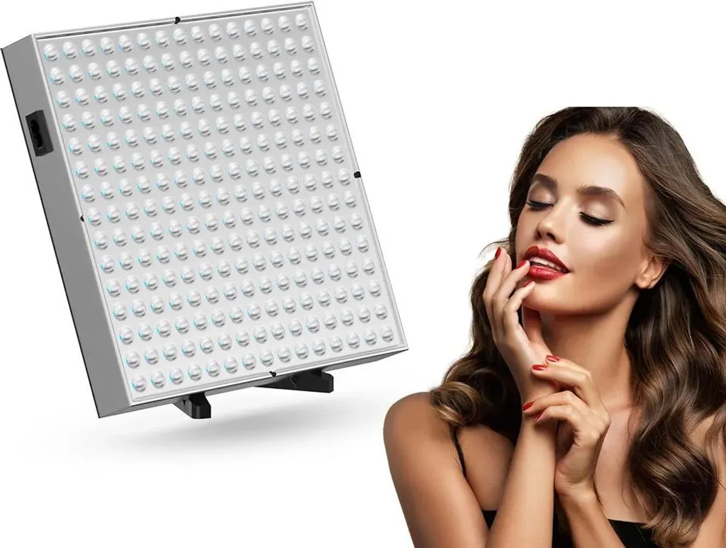 Lampe bronzante 45W contre le teint terne avec 225 LED et pied réglable