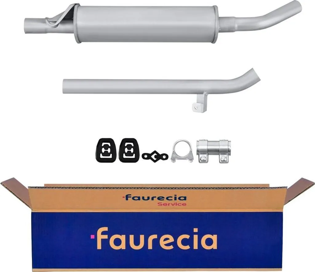 Pot d'échappement arrière FAURECIA pour modèles ALFA FIAT et LANCIA