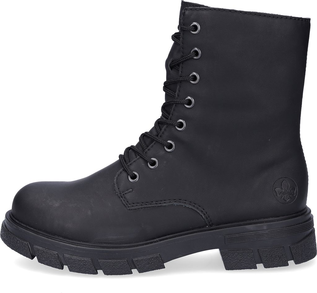 Rieker damskie sznurowane buty czarne Zdjęcie produktu 1