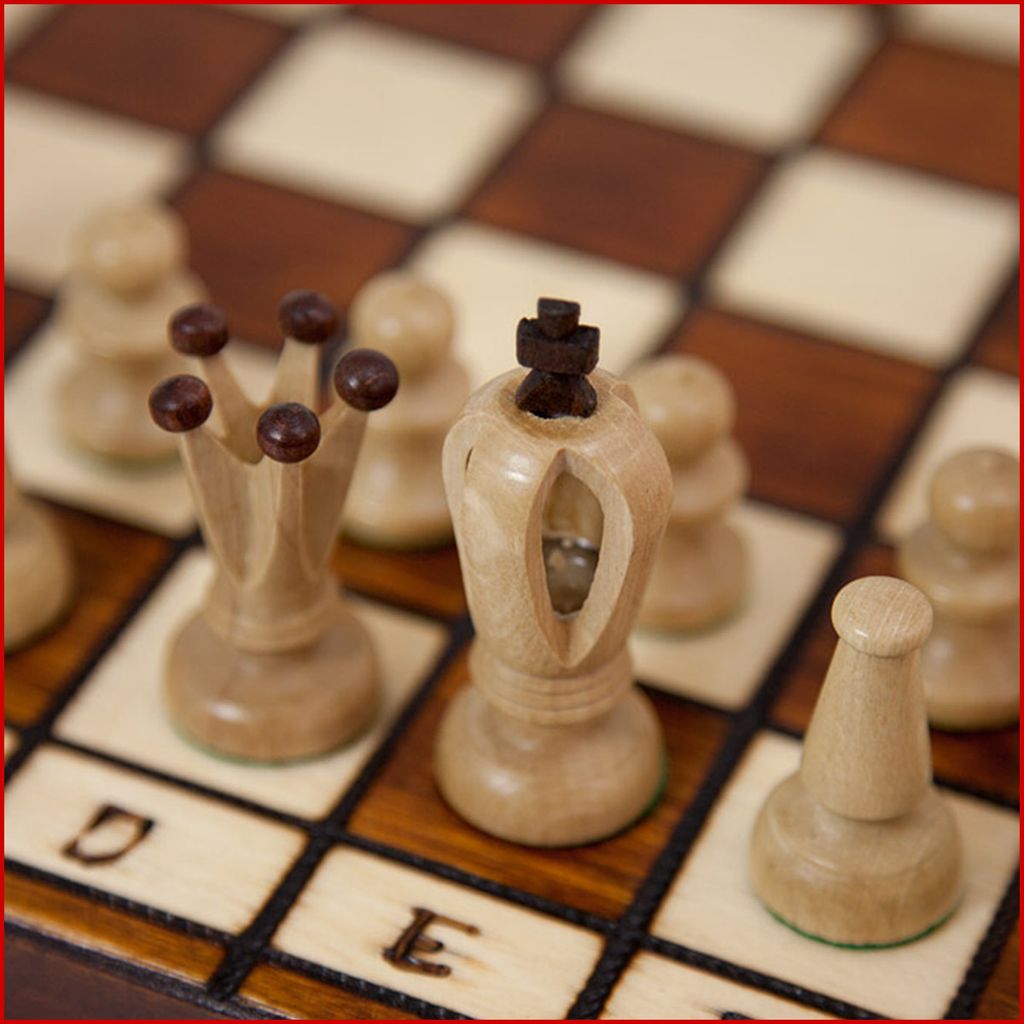 Magnetisches Schachspiel Schachbrett 36 x 36 cm Schach 
