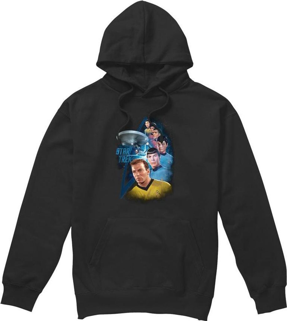 Star Trek - "Among the Stars" Kapuzenpullover für Herren TV7418 (M) (Schwarz)