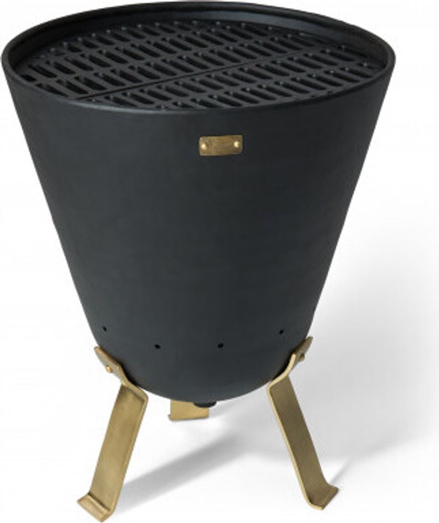 Philippi Bonfire Feuerkorb Set mit Grill + Haken Stahl, pulverbeschichtet D203019