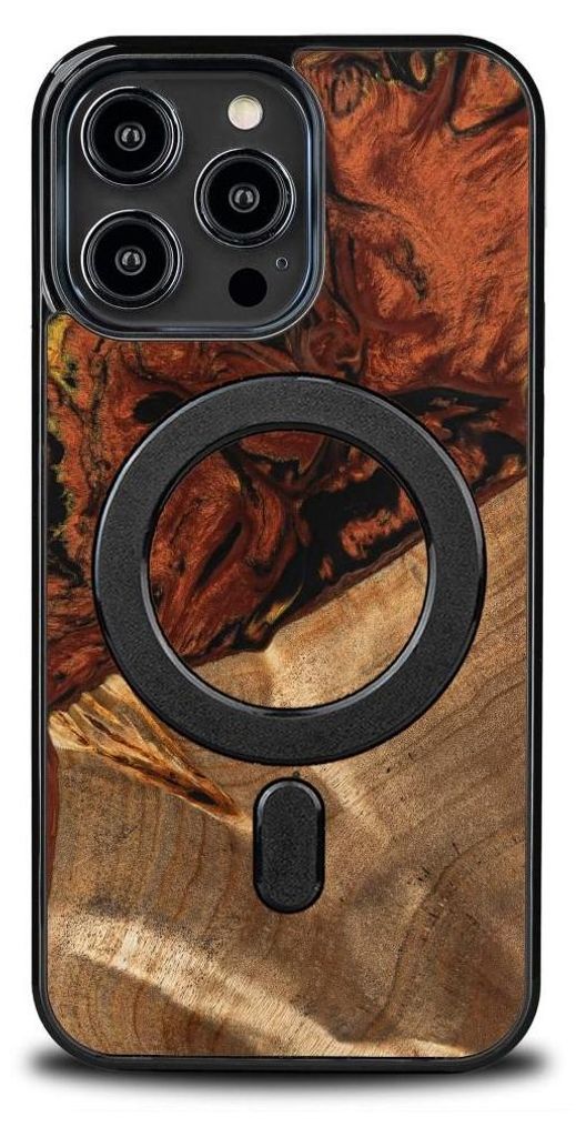 Bewood Unique Case für iPhone 15 Pro Max - 4 Elemente - Feuer mit MagSafe