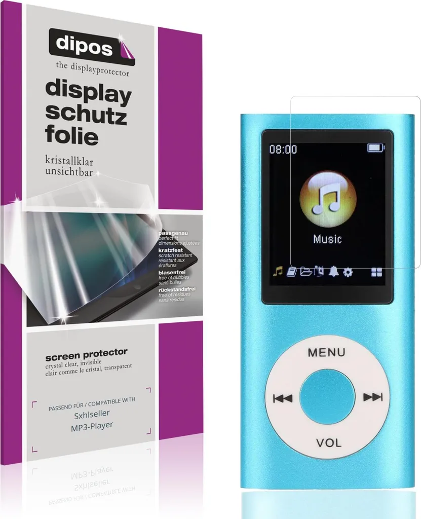 Kit 4 Pellicole Display Sxhlseller MP3 Protezione Schermo Antigraffio