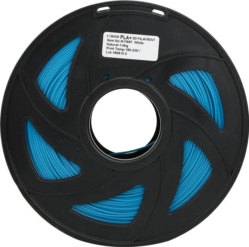 Filament PLA 1.75mm cyan 1kg résistant et facile à imprimer en 3D
