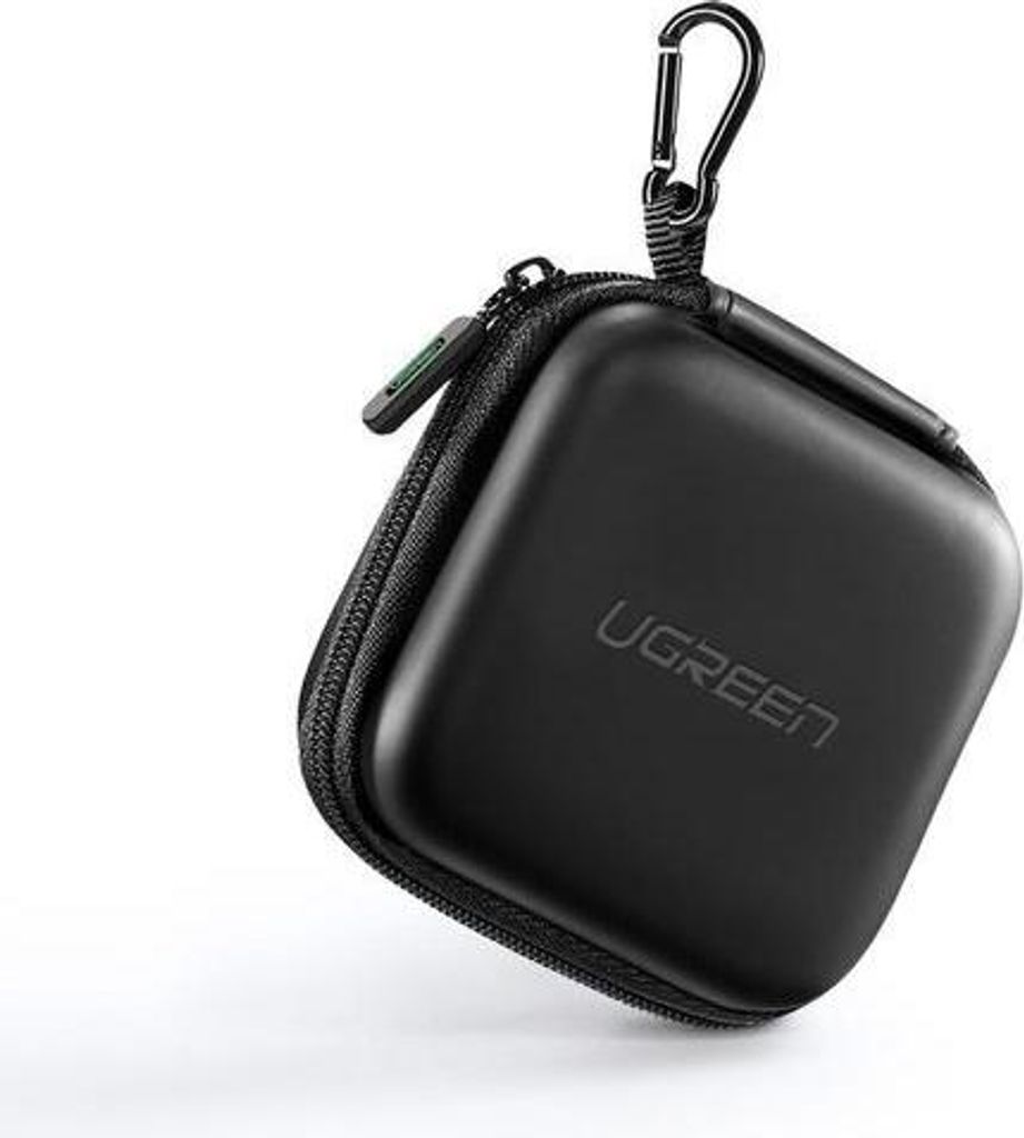 Ugreen etui pudełko na słuchawki 8 cm x 8 cm czarny (40816) Zdjęcie produktu 