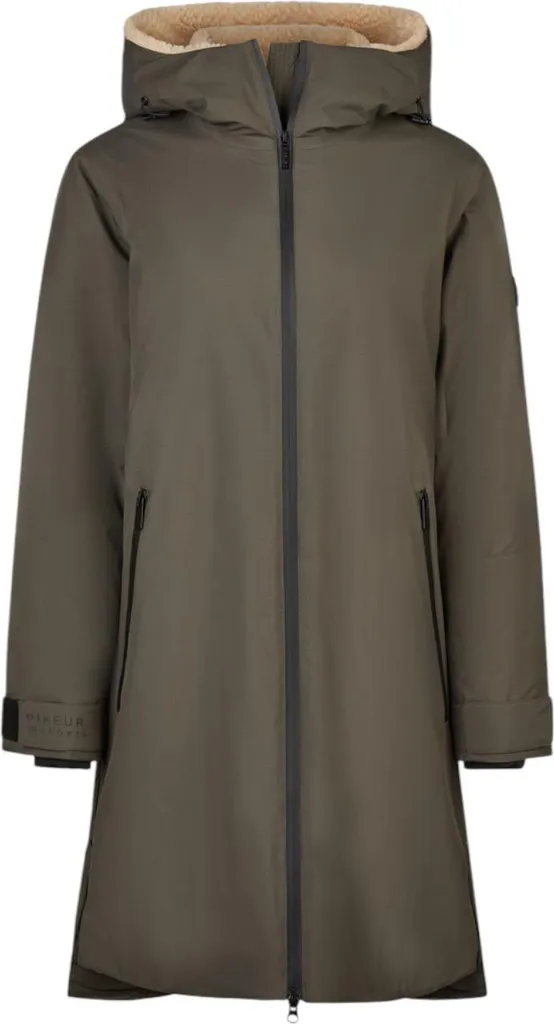 Veste de ski Pikeur Sports HW 25 imperméable et chaude kaki foncé femme 38