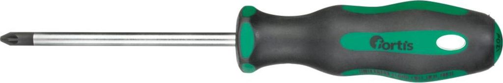 Fortis Schraubendreher PH1x 80 mm, Mehrkomponenten-Kst.Griff