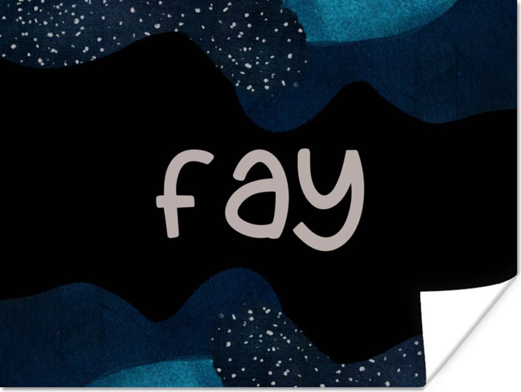MuchoWow Poster Fay - Pastell - Mädchen 40x30 cm - Plakate für die Wände - Poster Wohnzimmer