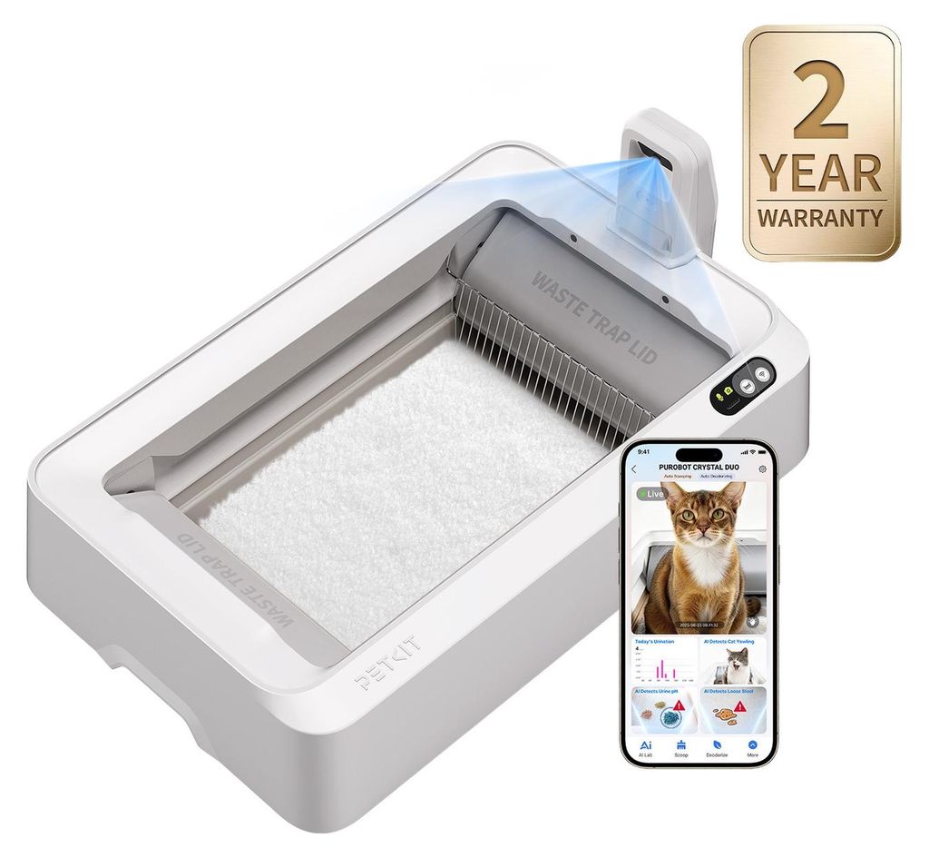 PETKIT PUROBOT Crystal Duo Samočistiaci Kočkolit, AI Obrázok produktu 
