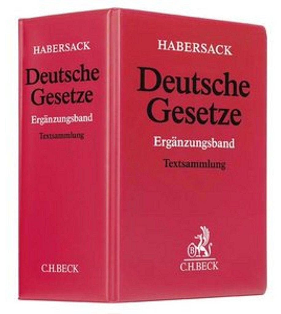Deutsche Gesetze Ergänzungsband (ohne Fortsetzungsnotierung). Inkl. 65. Ergänzungslieferung