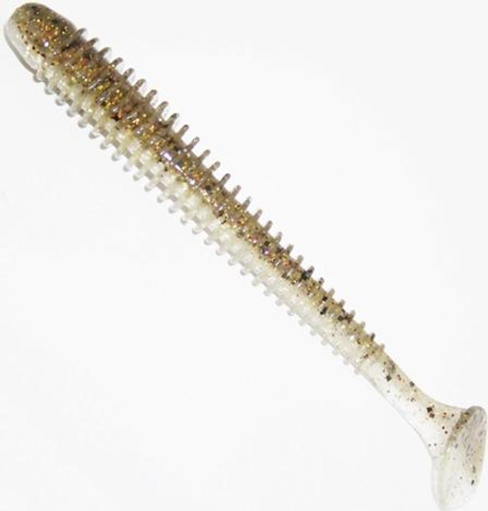 Keitech Swing Impact 4" Gold Flash Minnow 8 Stück