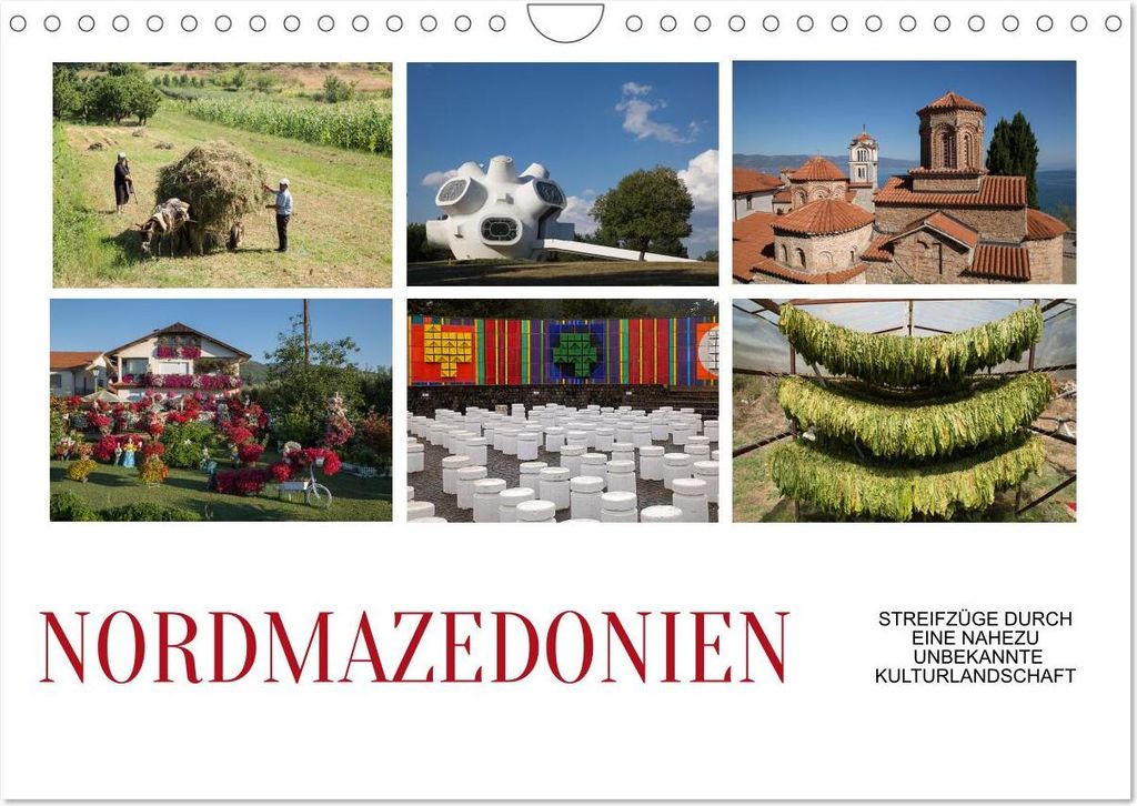 Nordmazedonien - Streifzüge durch eine nahezu unbekannte Kulturlandschaft (Wandkalender 2026 DIN A4 quer), CALVENDO Monatskalender