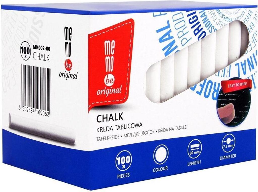 Whiteboard-Kreide weiß 100Stück MemoBe Produktbild 