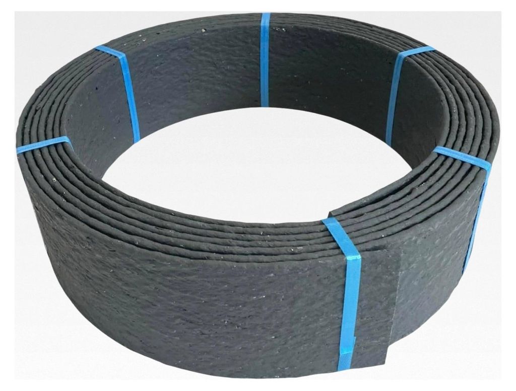 Flexboard Rasenkante grau 10 m Beeteinfassung Mähkante Profilkante 14 cm hoch 10m x 14cm x 0,7cm recycelter Kunststoff Schiefergrau