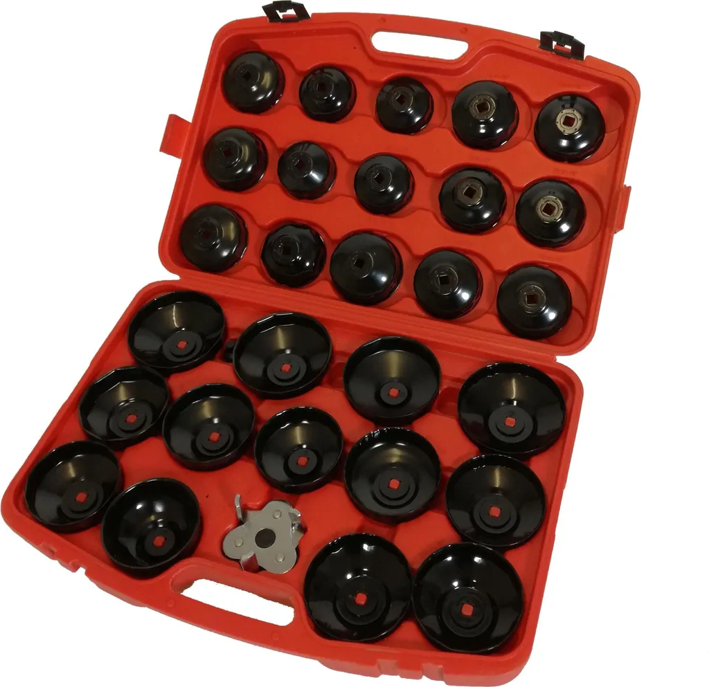Set 30 Chiavi a Tazza Filtro Olio Professionale - Kit Universale Auto