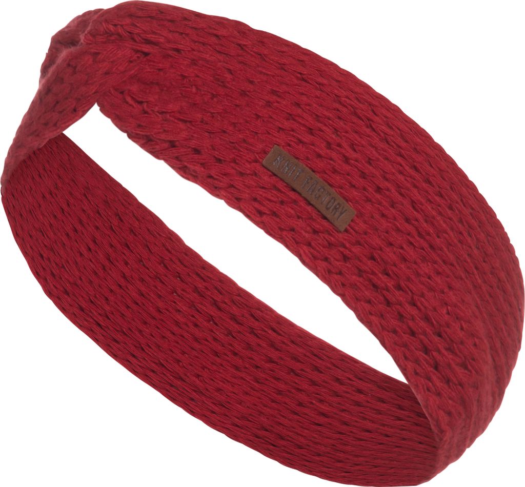 Knit Factory Joy Stirnband - Bordeaux - One Size