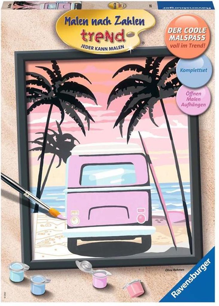 Ravensburger Malen nach Zahlen Beach Life