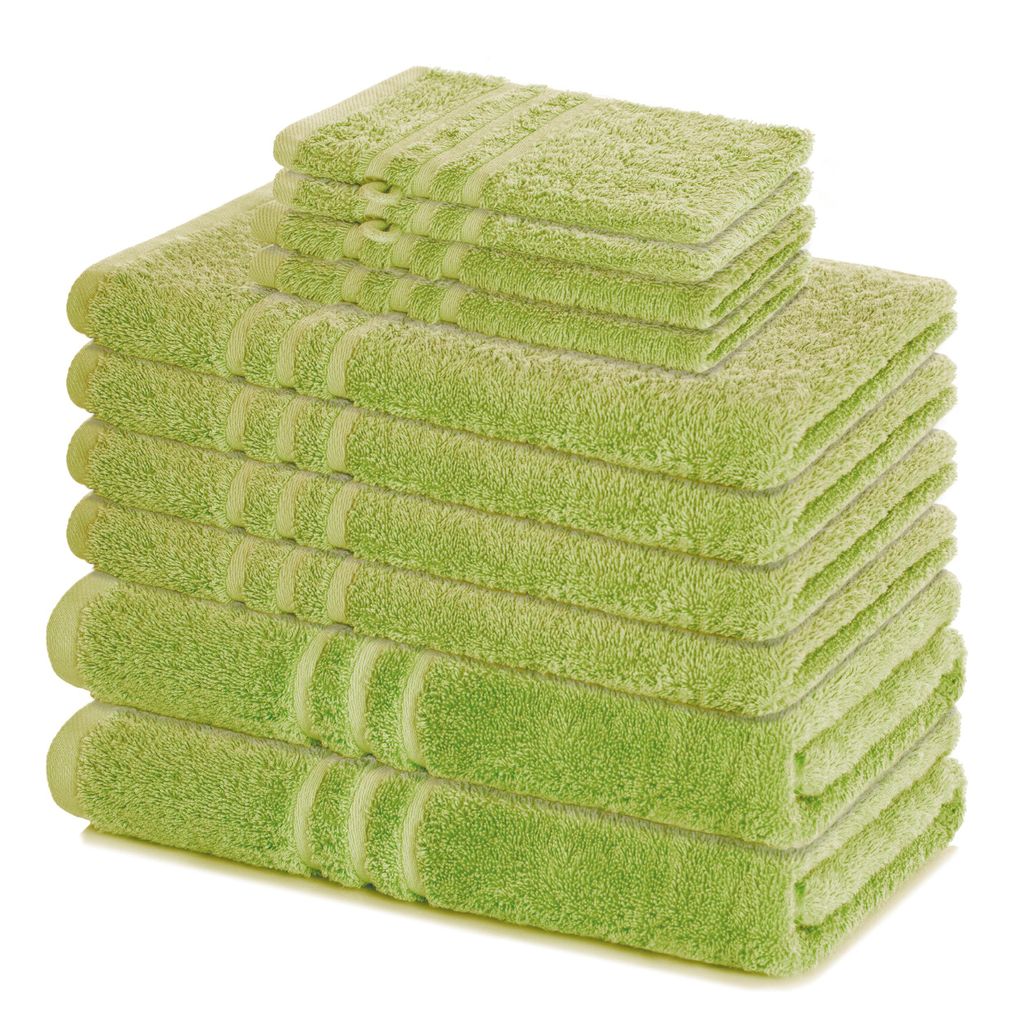 Lavea® 10-teiliges Handtuch Set Elena, 100% Baumwolle - 4x Produktbild 