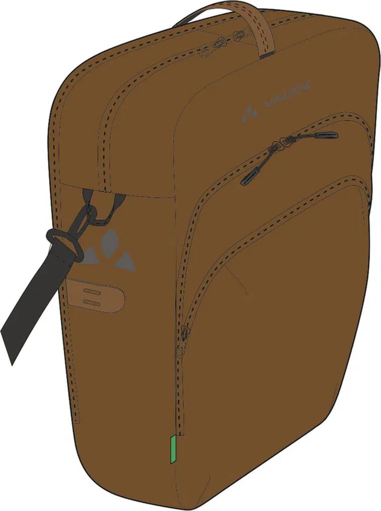 VAUDE eBack Single, Hinten, Fahrradtasche, Polyester, Produktbild 
