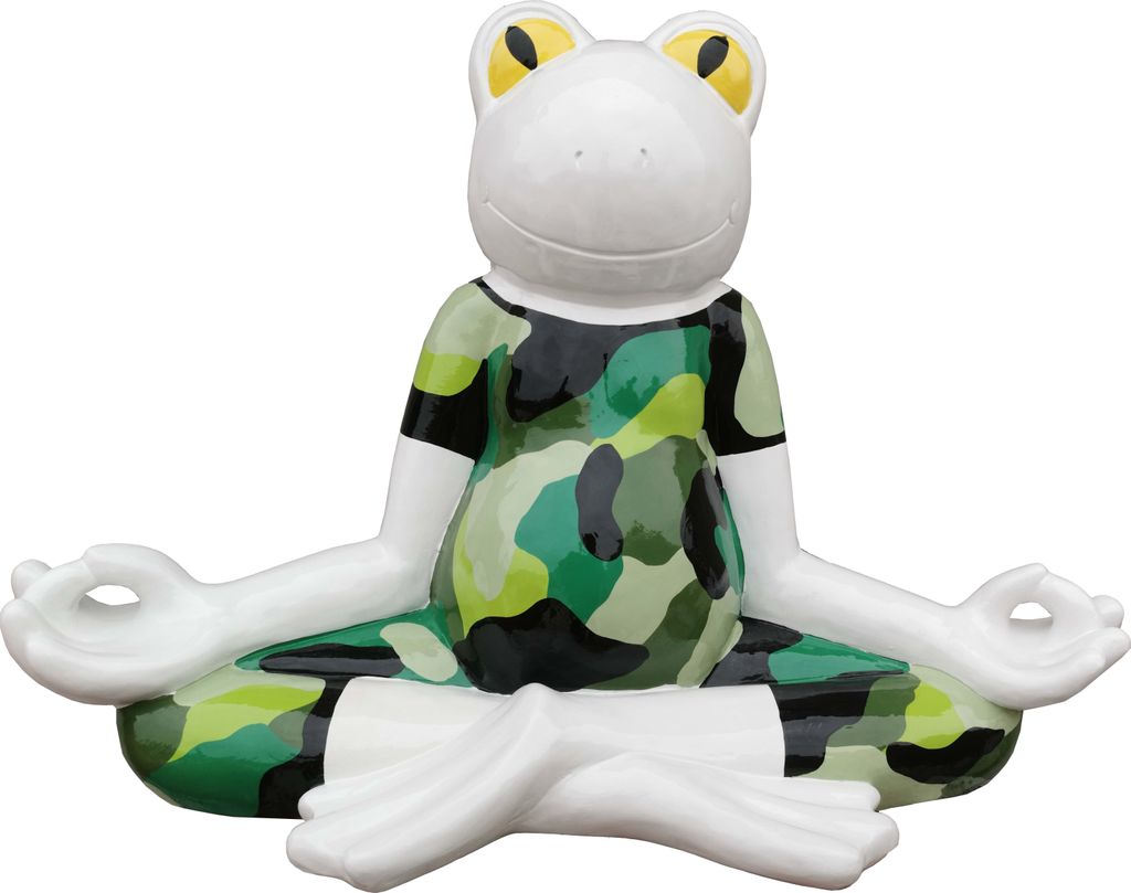 Moderne Abstrakte Figuren Designer Skulpturen Figuren Garten Frosch Yoga Garten