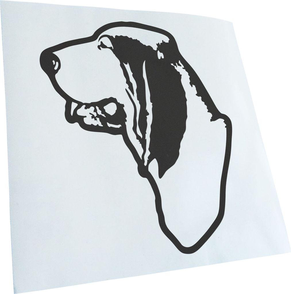 Kiwistar - Autoaufkleber - Bracco Italiano Hund - Dunkelgrau - 60x50cm - Aufkleber für Auto, Laptop, Fahrrad, LKW, Motorrad Mehrfarbig JDM Decal R...