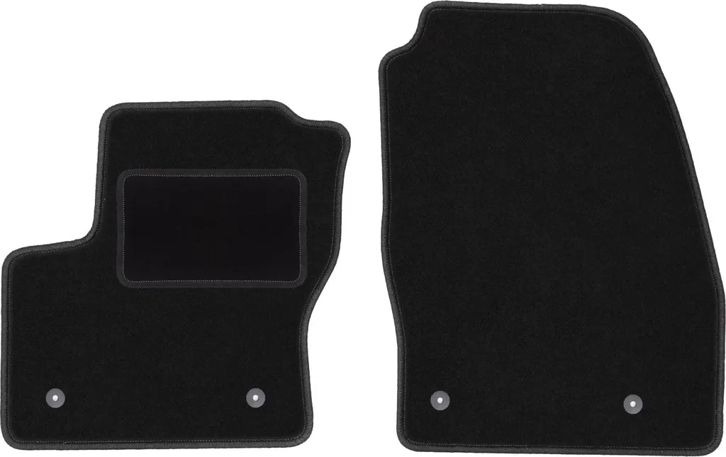 Tappetini Su Misura Ford C-MAX MK2 2015-19 | Velluto Nero 2pz
