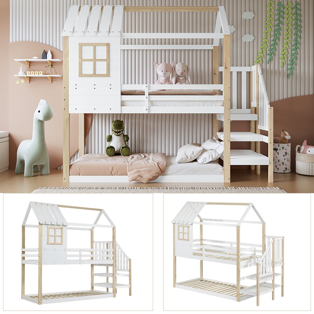 Flieks Poschodová posteľ 90x200cm s ochranou proti Obrázok produktu 6