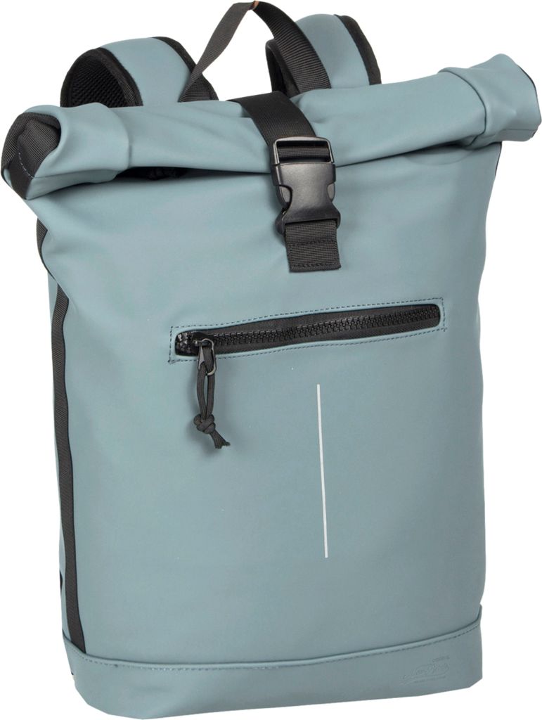 Mart New York Soft Blau 21L Rucksack Rolltop Produktbild 