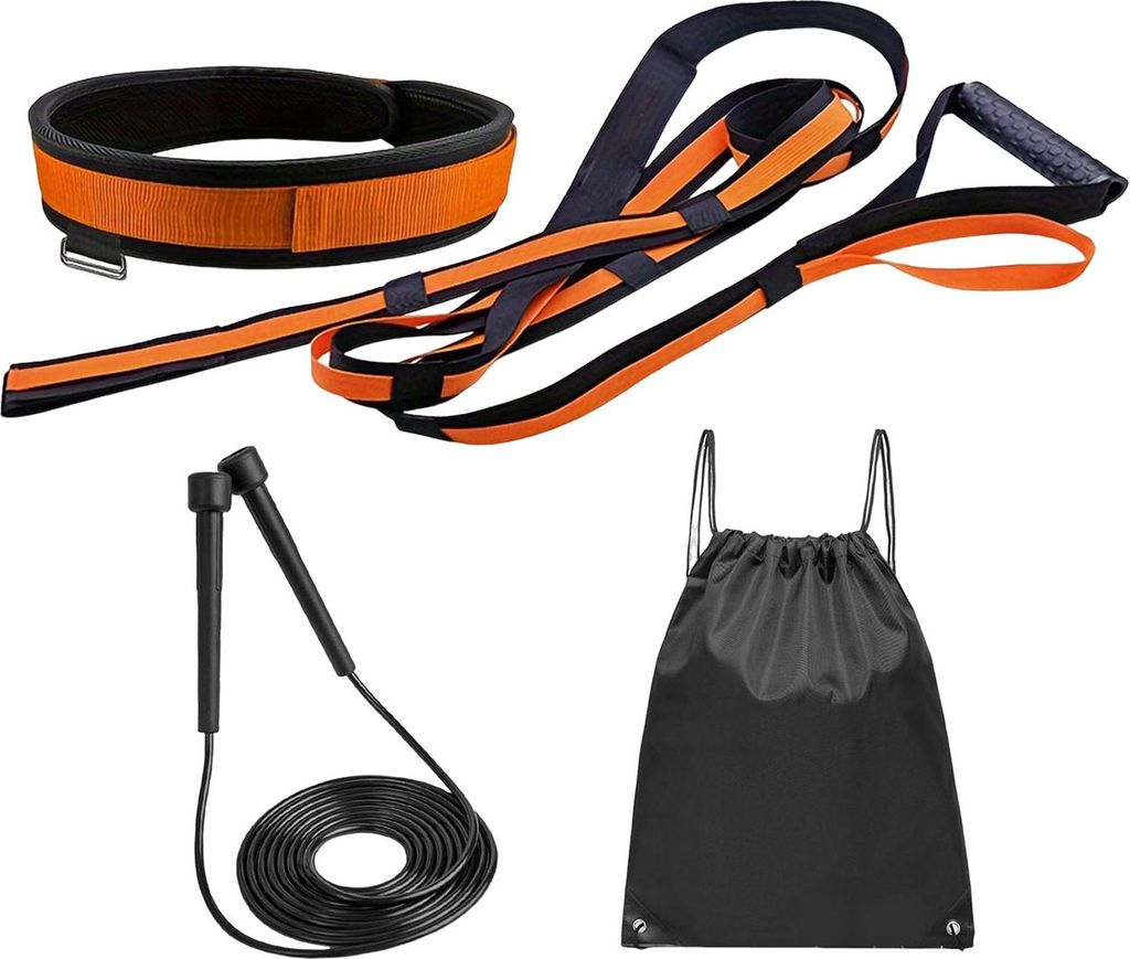 Geschwindigkeitstrainingsset, Überlastungslauf-Widerstandsfreigabegurt, Fitness-Geschwindigkeits-Agility-Krafttrainingsband für jugendliche und e...