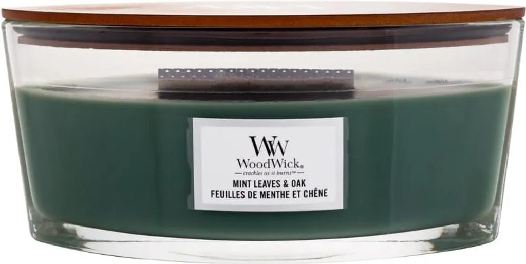 Bougie artisanale Menthe & Chêne 453g - Diffusion intense et durable - 4