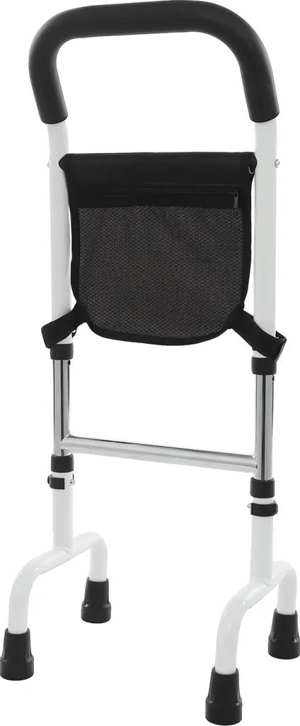 Chaise assis-debout à hauteur réglable avec soutien stable, Noir/Blanc, Réf SD-20