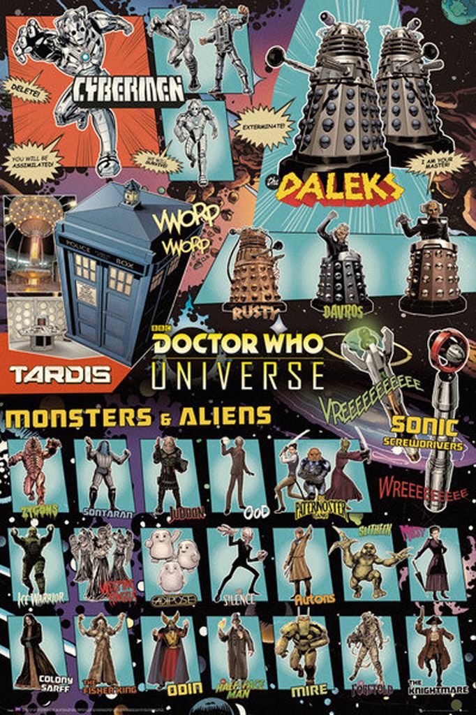 Doctor Who - Poster - Characters Comic Produktbild 