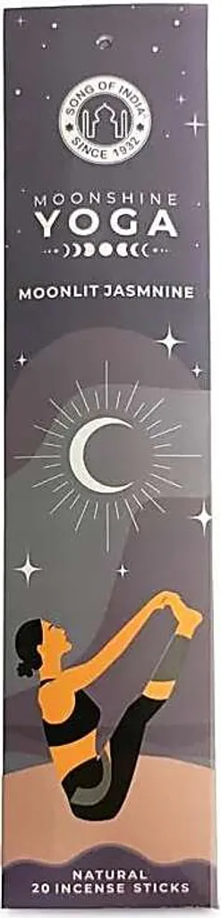 Encens naturel Moonlit Jasmine Moonshine Yoga - 12 paquets de 22 grammes