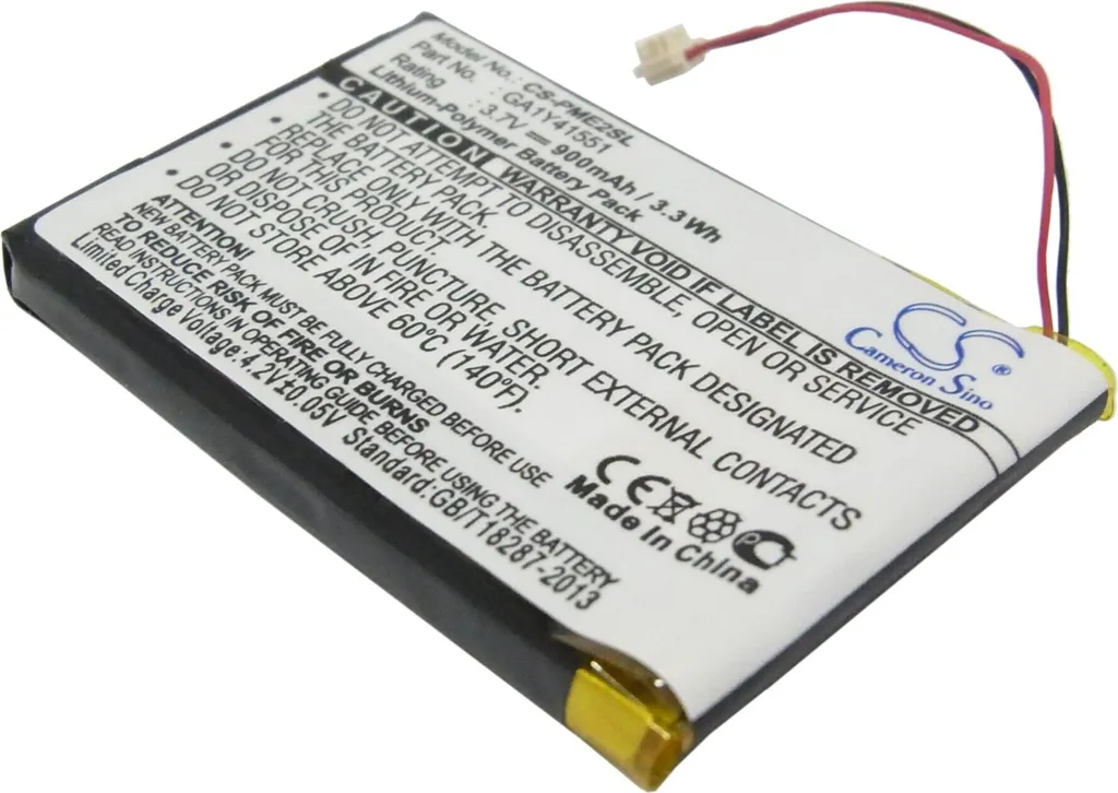 Batteria Ricambio per Palm Tungsten E2 GA1Y41551 TECHTEK 3.7V 900mAh