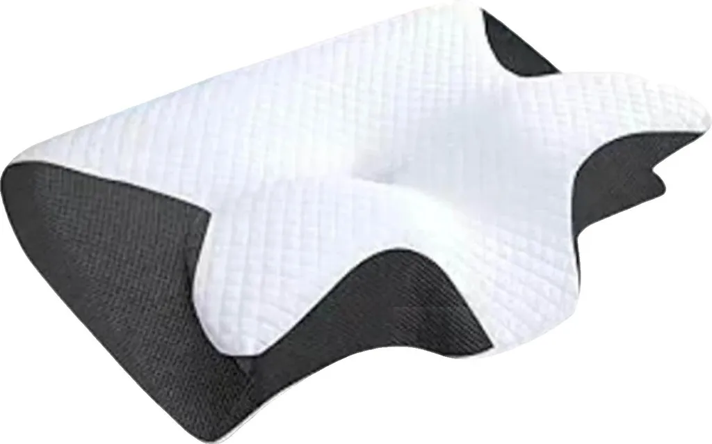 Oreiller ergonomique cervical en mousse à mémoire de forme Noir Série Zen