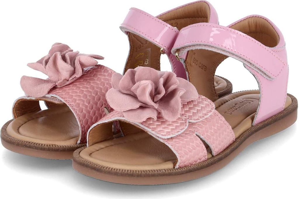 Bisgaard Mädchen Sandaletten/ Sandalen AGNES O Rosa Leder Größe: 33