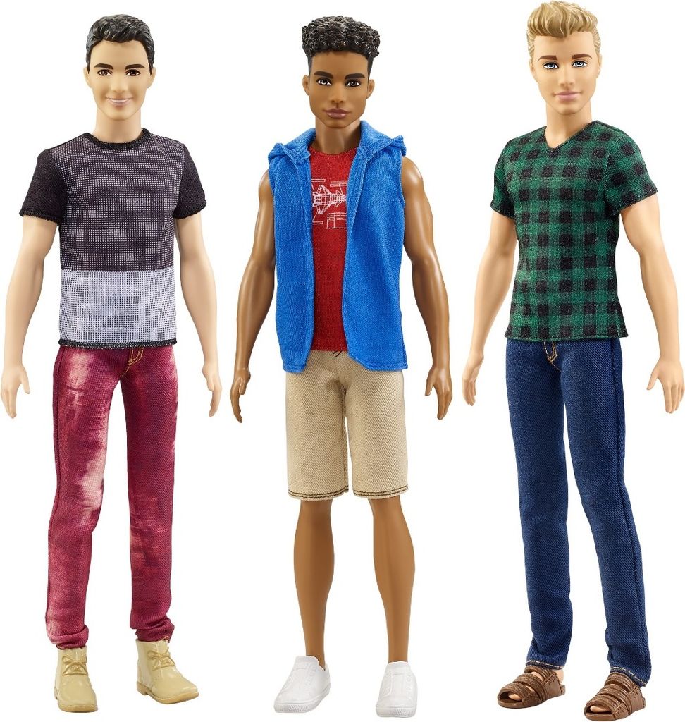Barbie Fashionitas - Ken Puppe (blond) mit schwarzem Shirt Obrázek produktu 4