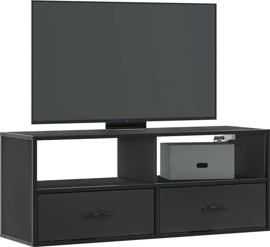 Mobile TV Maison Exclusive Nero: Il Centro del Tuo Salotto 100cm