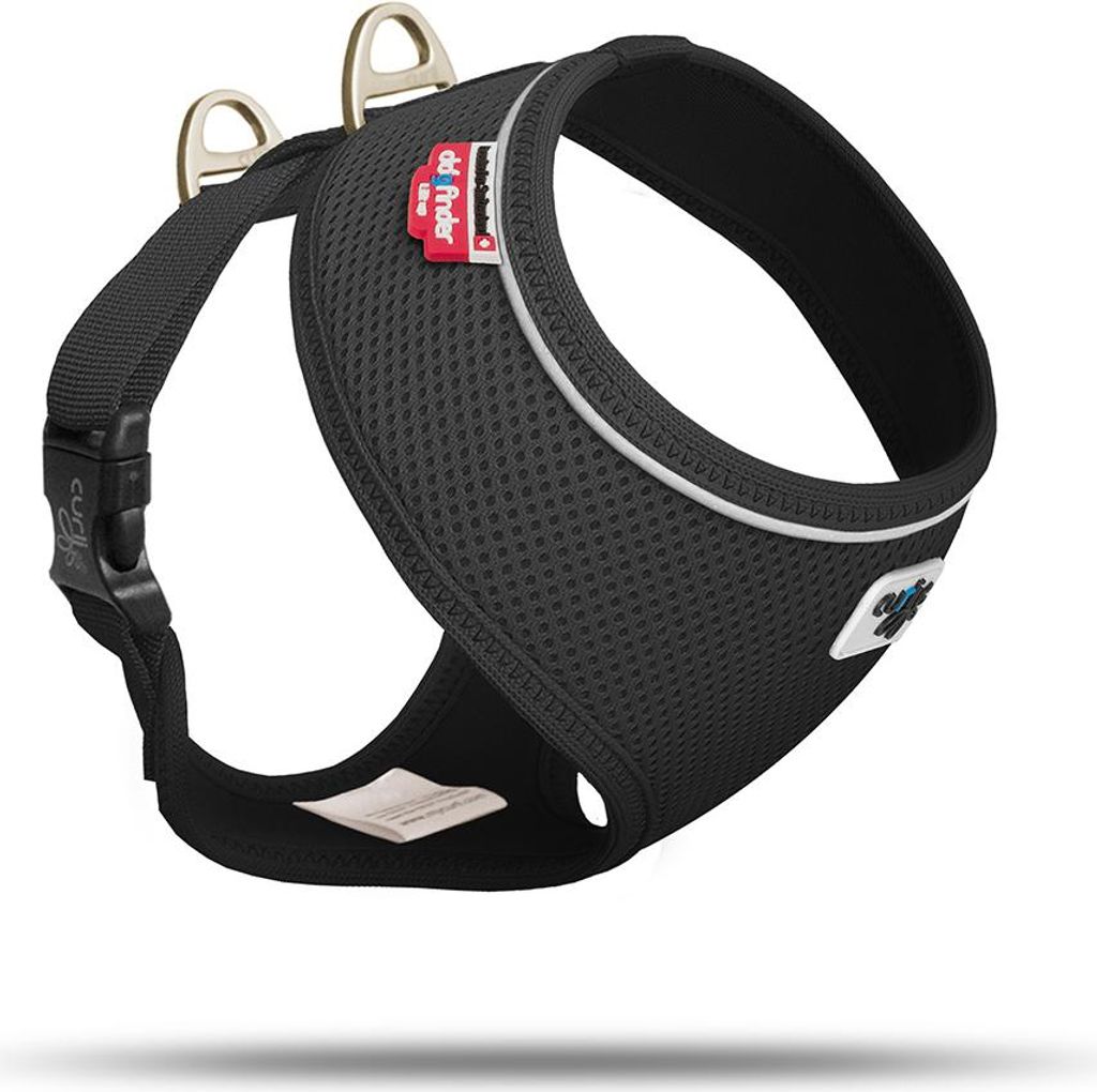 Curli Basic Geschirr Air-Mesh schwarz, Größe: XS / Gewicht: 2-4 kg