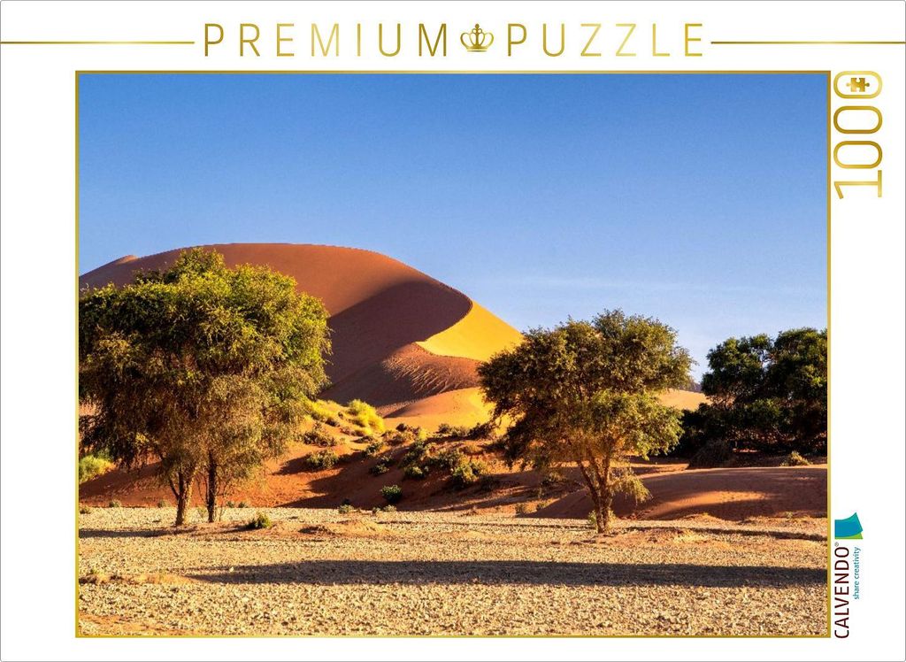 CALVENDO Puzzle Dünen in Sossusvlei | 1000 Teile Lege-Größe 64x48cm Foto-Puzzle für glückliche Stunden