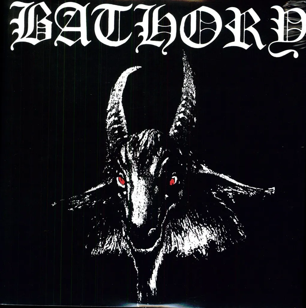 Sweat à Capuche Bathory Hoodie Noir Oversize avec Logo Vintage Brodé