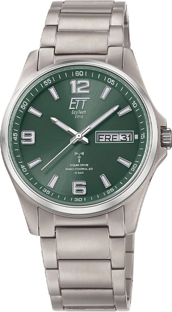 Eco Tech Time Solar Drive Funk EGT-11603-81M Herrenfunkuhr Produktbild 