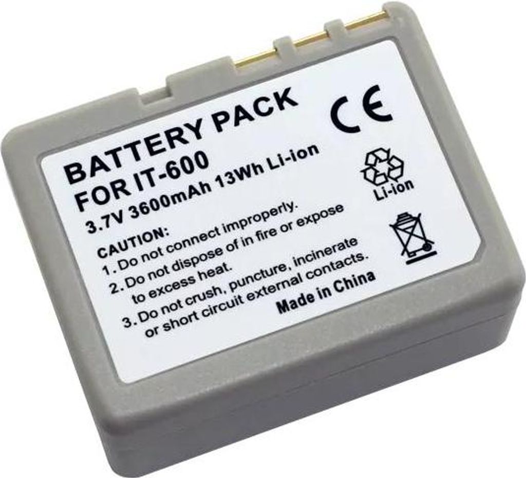 Li-Ion Akku für Casio IT-300, IT-600, IT-800, IT-G500 - 3,7V/3,6Ah