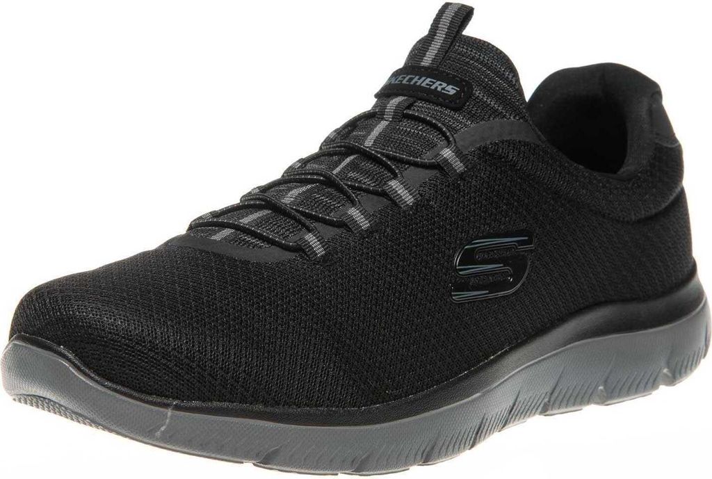 Skechers SUMMITS Sneakers in Übergrößen Schwarz 52811/BKCC große Herrenschuhe, Größe:47.5