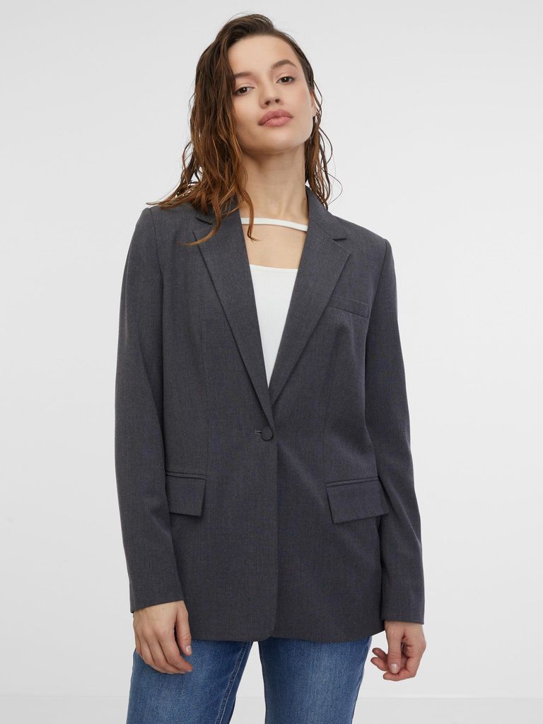 Orsay Dunkelgraue Damenjacke 1000163X0201__34