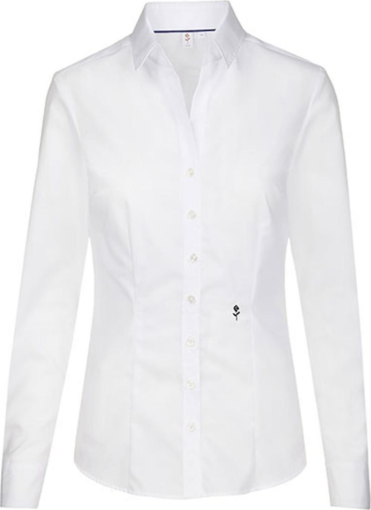 Bluzka damska Seidensticker Slim Fit z długim rękawem Zdjęcie produktu 