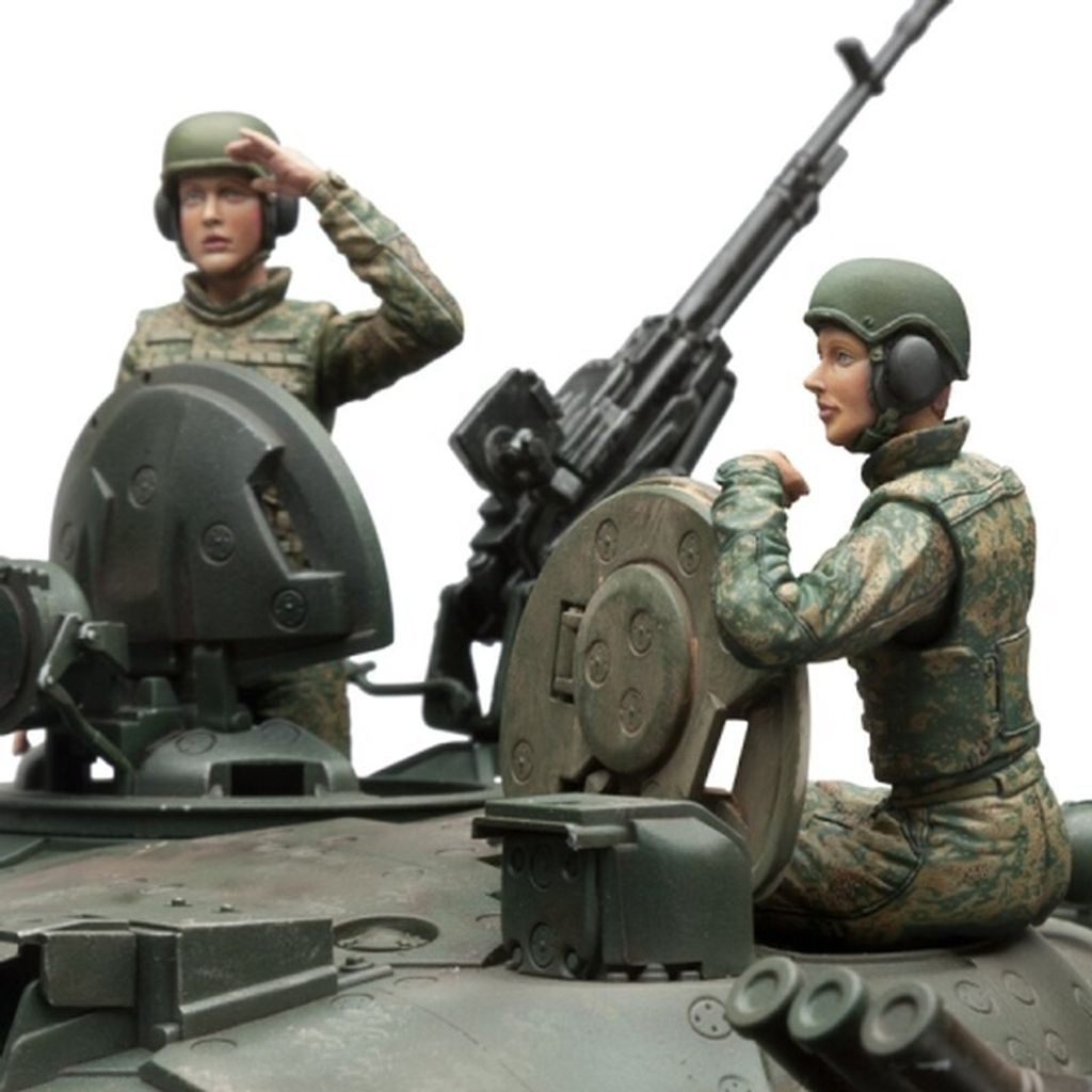Torro RC 1:16 Figurenbausatz Russische Panzerbesatzung weiblich