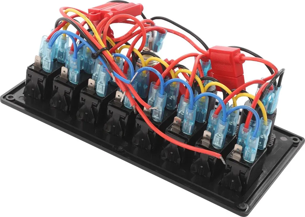 Tableau de commande électrique 8 boutons pour camping-car et bateau - 5