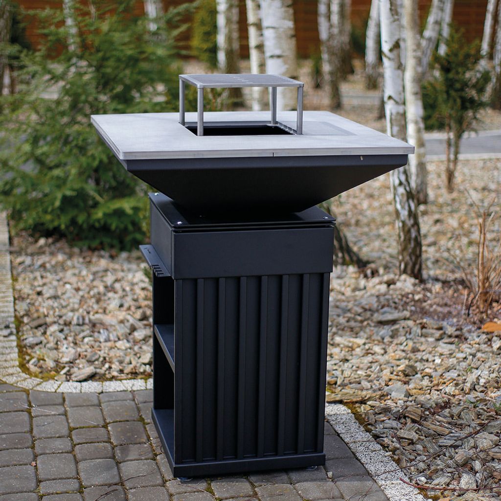 Feuerplatte Quadrum Vertical Produktbild 